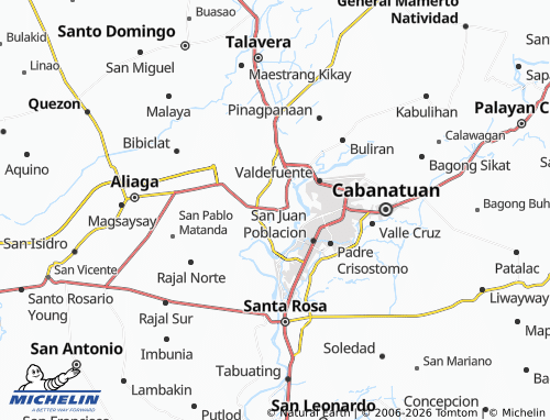 MICHELIN Pamaldan map - ViaMichelin