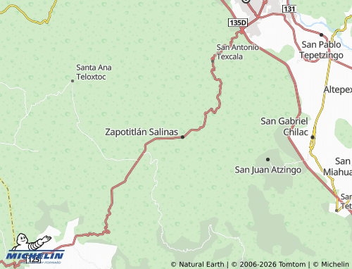 MICHELIN El Pedregal map - ViaMichelin