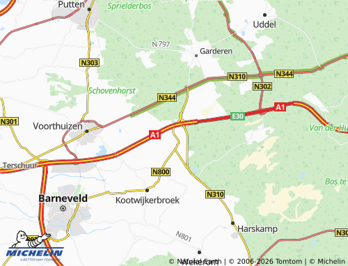 MICHELIN Stroe map - ViaMichelin