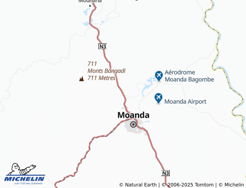 MICHELIN Djokoroundja map - ViaMichelin