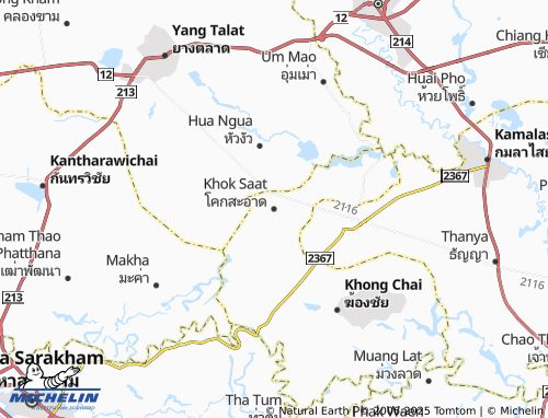MICHELIN Khok Sa-at map - ViaMichelin
