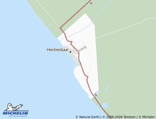 Mappa MICHELIN Hentiesbaai Extension 10 - ViaMichelin