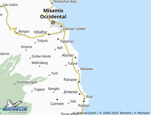MICHELIN Aloran map - ViaMichelin
