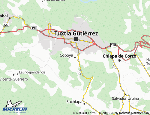 Carte MICHELIN Copoya - ViaMichelin