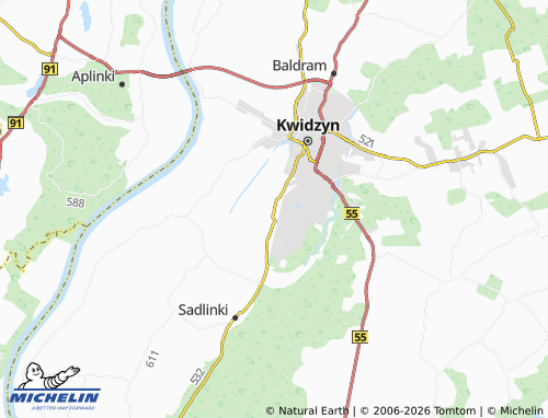 Carte MICHELIN Rozpędziny - ViaMichelin