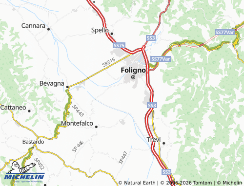 Mapa MICHELIN Tenne - ViaMichelin