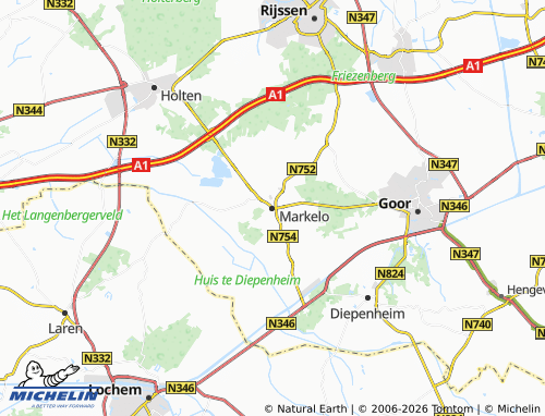 MICHELIN Markelo map - ViaMichelin
