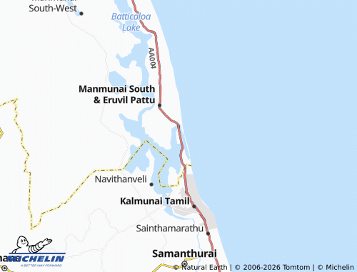 Mappa MICHELIN Koddaikallar West - ViaMichelin