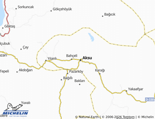 MICHELIN Pazarcık map - ViaMichelin