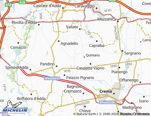 Mappa MICHELIN Torlino Vimercati - ViaMichelin