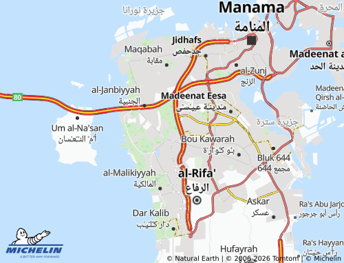 MICHELIN Buri map - ViaMichelin
