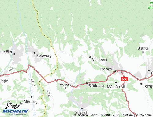 Carte MICHELIN Izvoru Rece - ViaMichelin