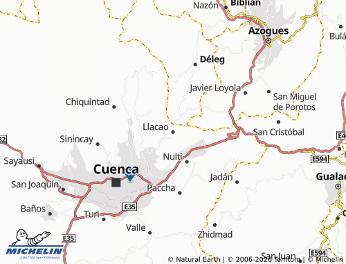 MICHELIN Llacao map - ViaMichelin