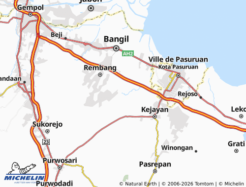 Mapa MICHELIN Sidogiri - ViaMichelin