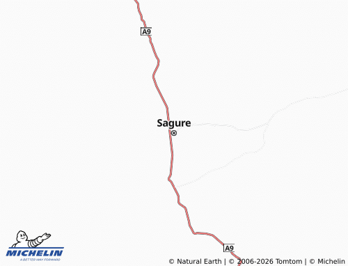 MICHELIN Saggure map - ViaMichelin