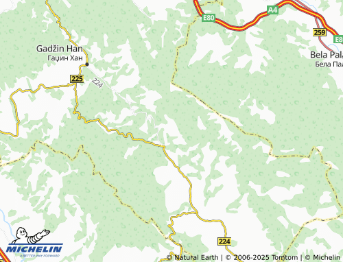 MICHELIN Gornji Dušnik map - ViaMichelin