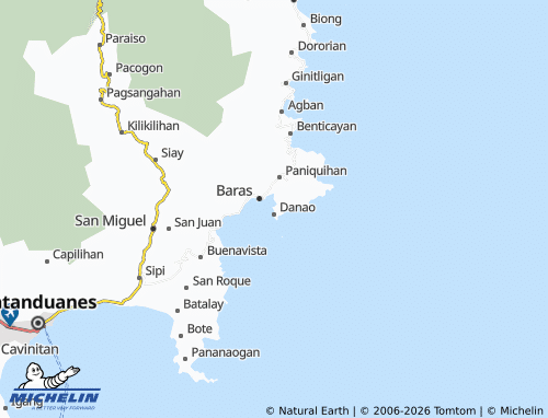 MICHELIN Putsan map - ViaMichelin