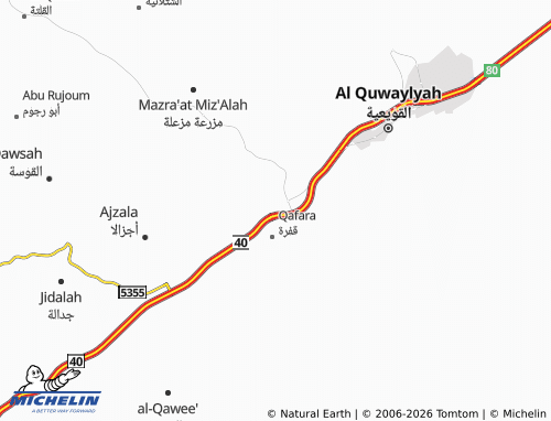 MICHELIN-Landkarte al-Sa'adah - ViaMichelin