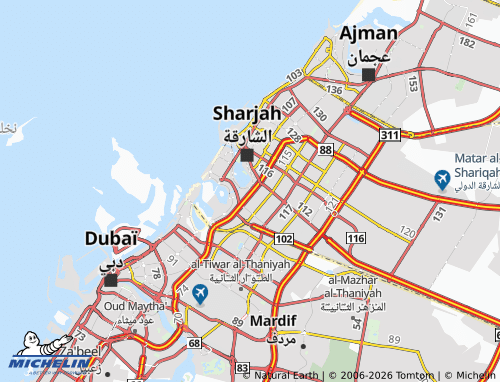 MICHELIN Majaz 2 map - ViaMichelin