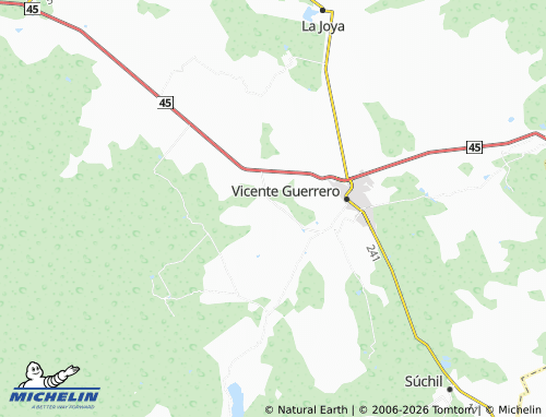 MICHELIN San Francisco Javier map - ViaMichelin