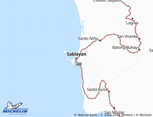 Mappa MICHELIN Sablayan - ViaMichelin