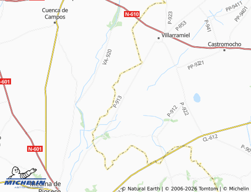 MICHELIN Castil de Vela map - ViaMichelin