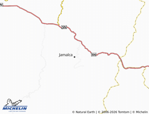 MICHELIN Jamalca map - ViaMichelin