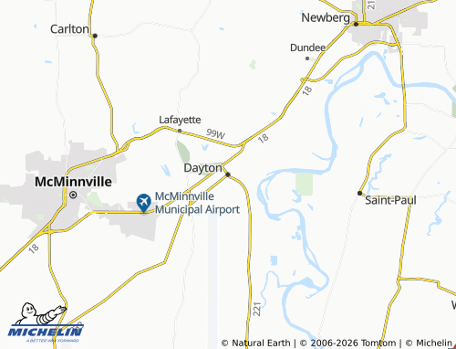 Carte MICHELIN Dayton - ViaMichelin