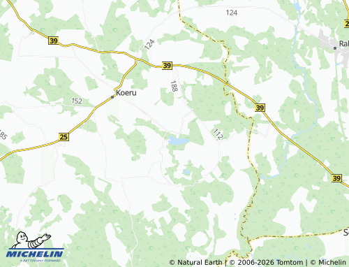 Mappa MICHELIN Väinjärve - ViaMichelin