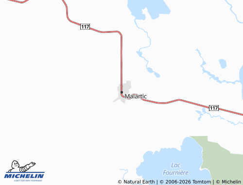 Mappa MICHELIN Malartic - ViaMichelin