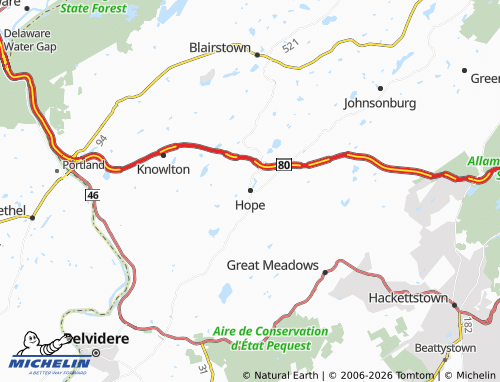 Mappa MICHELIN Hope - ViaMichelin