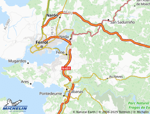 MICHELIN A Lagarteira map - ViaMichelin