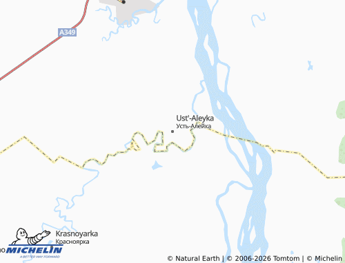 MICHELIN-Landkarte Ust'-Aleyka - ViaMichelin