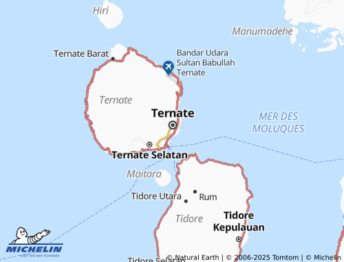 MICHELIN Tanah Tinggi map - ViaMichelin