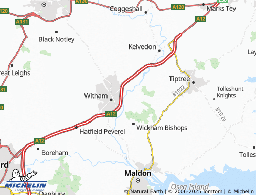 MICHELIN Little Braxted map - ViaMichelin