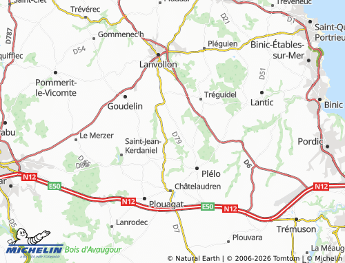 MICHELIN Saint-Quay map - ViaMichelin