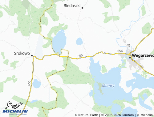 MICHELIN Stawki map - ViaMichelin
