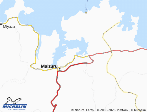 MICHELIN Amarube-Shimo map - ViaMichelin