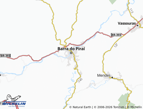 Mapa MICHELIN Morro do Paraíso - ViaMichelin