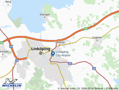 Mappa MICHELIN Tallboda - ViaMichelin