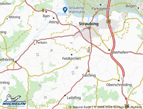 Mapa MICHELIN Feldkirchen - ViaMichelin