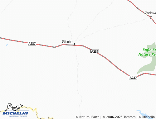 MICHELIN Jugudu map - ViaMichelin