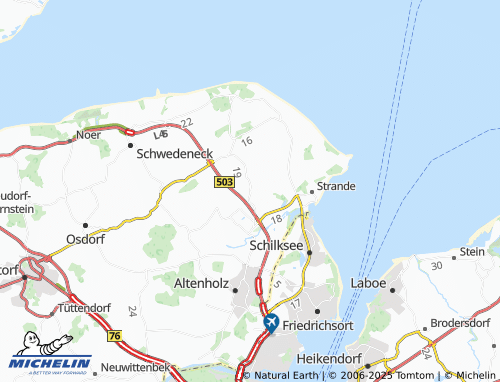 MICHELIN Scharnhagen map - ViaMichelin