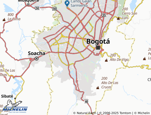 MICHELIN Inglés map - ViaMichelin