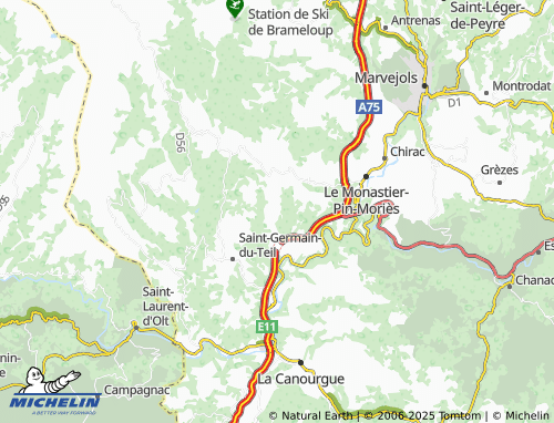 Carte MICHELIN Busses - ViaMichelin