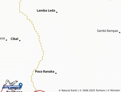 MICHELIN Watu Lanur map - ViaMichelin