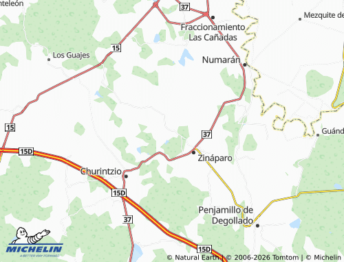 Mappa MICHELIN Santa Bárbara - ViaMichelin