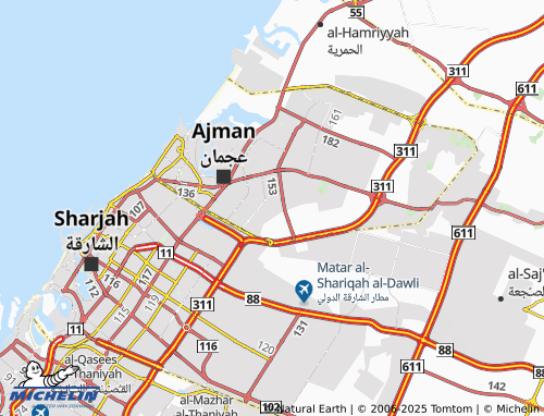 MICHELIN Mowaihat 2 map - ViaMichelin