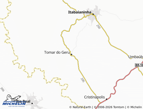 Mapa MICHELIN Tomar do Geru - ViaMichelin