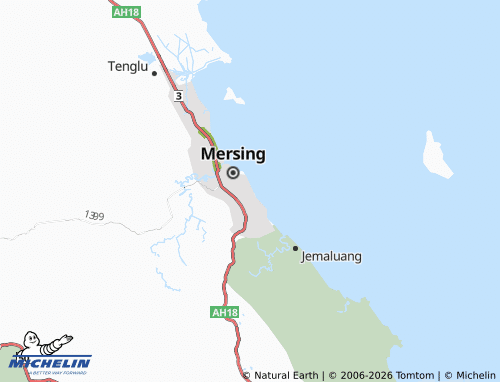 Mappa MICHELIN Kampung Ayer Putri - ViaMichelin